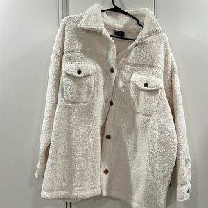 White Sherpa jacket